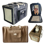 Bolsa Transporte Pet Luxo Cães E Gatos Avião Diversas Cores