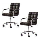 Sillon Ejecutivo Gerencial X2 Unidades Silla De Oficina Pc