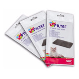 Repuesto Filtros Litera Bandeja Sanitaria Baño Gatos X10