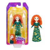 Muñeca Disney Mini Princesa Merida 9cm Hlw69 Mattel