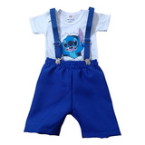 Conjunto De Menino Lillo Stich Festa Infantil Criança