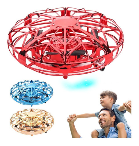 Mini Drone Disco Volador Infantil Sensor Ufo Mano Inducción