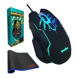 Mouse Rgb Gamer Weibo Wk-411 6 Botones.