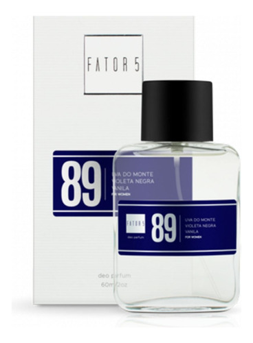 Perfume Feminino 89 Uva Do Monte, Violeta Negra E Vanila