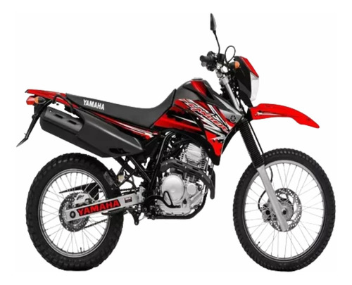 Kit Adesivos Yamaha Lander 250 2009 A 2019 Vermelho