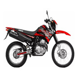 Kit Adesivos Yamaha Lander 250 2009 A 2019 Vermelho