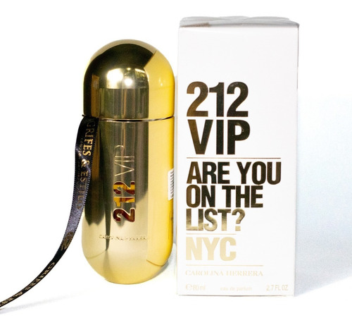 Perfume 212 Vip 80ml Feminino Carolina Herrera Original