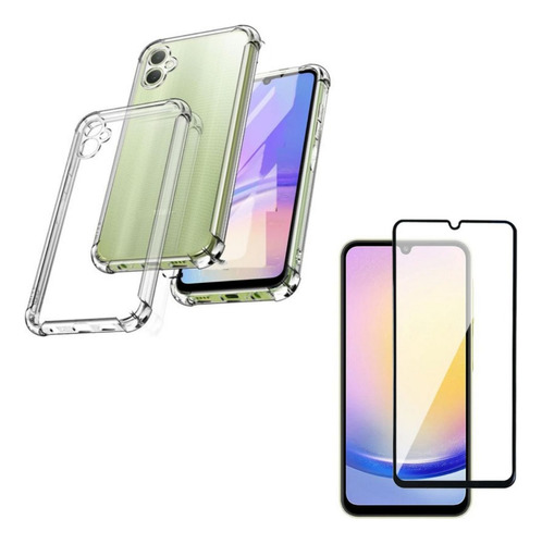 Carcasa Transparente Ref. Para Samsung Galaxy A05 + Lamina V