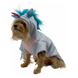 Disfraz Unicornio Azul Perro Halloween Talla 7 Pet Pals