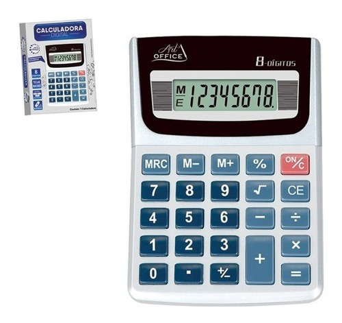 Calculadora Digital De Dígitos Cor Cinza