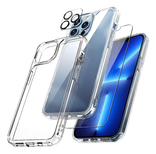 Funda Para iPhone 13 Pro Max, Vidrio Protector/transparente