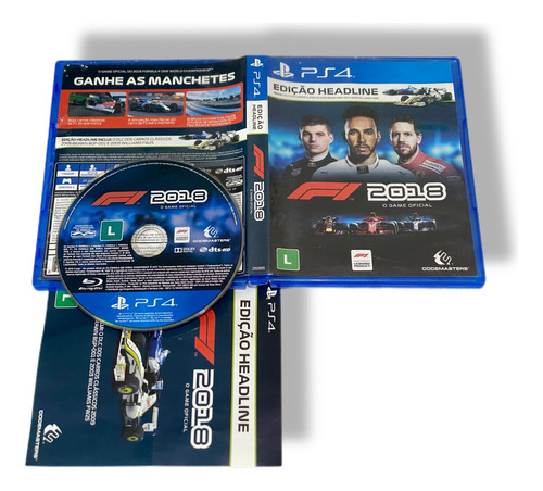 F1 2018 Ps4 Dublado C/ Voucher Pronta Entrega!