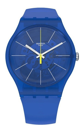 Reloj Swatch Azul Skeleton Azul Blue Syrup Suon142