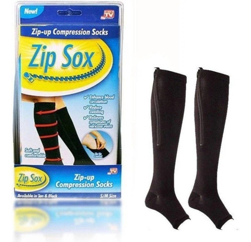 Medias De Compresion Anti Varices Zip Sox Unisex