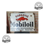 Antiguo Cartel Gargoyle Mobiloil Doble Faz Nueva York 