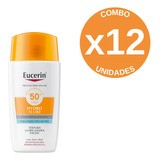 Combo X 12 Eucerin Protector Solar Fps 50 Hydro Fluid 50 Ml