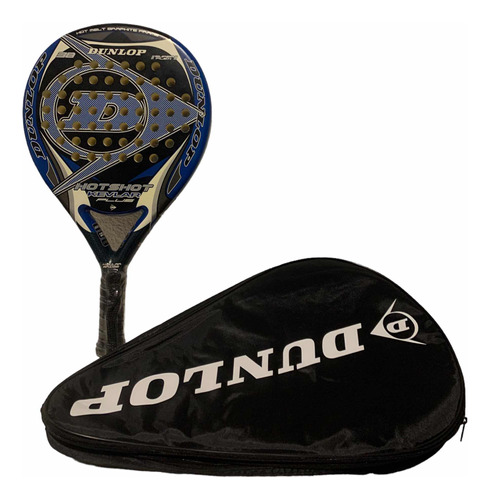 Raqueta De Pádel Dunlop, Fibra De Carbono 3k Hot Shot