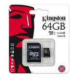 Tarjeta De Memoria Kingston Microsdxc 64gb Clase 10 G2 C/ada