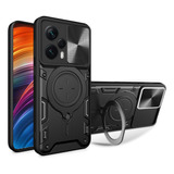 Funda Deslizante Armor Lens Con Soporte Para Moto G13, G23 Y