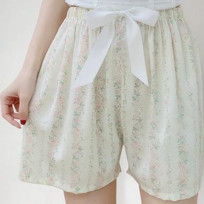 Pantalones Cortos Estampados Para Mujer, Ropa De Dormir Info