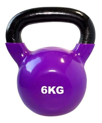 Pesa Rusa Kettlebell Vinilo 6 Kg Calidad / Lobosportcl