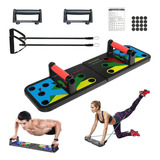 Tabla Push Up Flexiones Mas Bandas Elásticas Fitness Gym