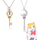 Pretty Guardian Sailor Moon Collar Pareja, 2 Unidades