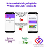 Sistema Biolink + V-card + Catalogo Digital On-line P Whats