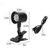 Repti Zoo Reptil Clip Abrazadera Lámpara Fixture 360 Grados