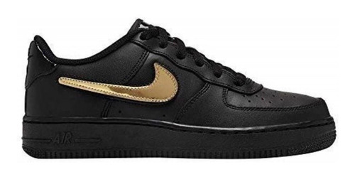 Tenis Nike Air Force  1 Black & Gold