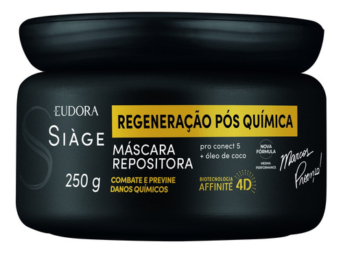 Máscara Repositora Siàge Expert Regeneração Pós Química 250g