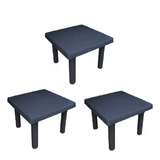 Mesa Ratona Encastrable Mascardi Color Negro X3