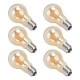 6pcs A60 Lámpara De Filamento Led Bombillas Vintage Antiguas