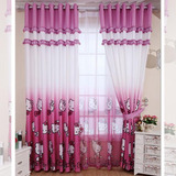 Cortina P/ Sala E Quarto De 250x300cm Hello Kitty Decor