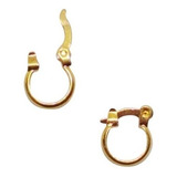  Aros Aritos Mini Argollas Oro Amarillo 18k Laminado Mujer