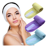 Balaca Banda Ancha Ajustable, Maquillaje, Fitness, Spa