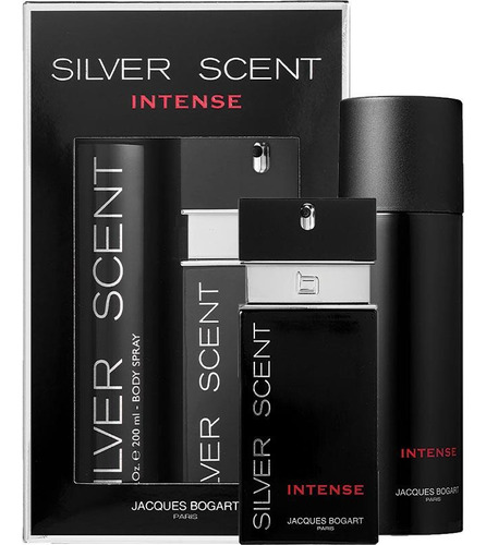 Kit Silver Scent Intense 100ml + Body Spray 200ml 