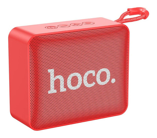 1x Parlante Hoco Bs51 Bluetooth Usb Rojo Envío A Todo Chile