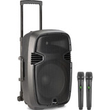 Bafle Activo Stagg Revolt12u Recarg. 160w, Bluetooth, 2 Mics