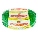 Cabo 6mm Flexivel 50 Metros Megatron Rolo De Fio 6mm 50m Cobertura Verde-escuro