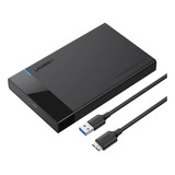 Case Gaveta Ugreen Usb 3.0 Para  Hd Externo 2.5 Pol. Preto