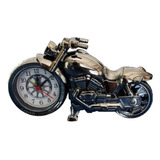 Motocicleta Con  Reloj  Y Alarma Para Cabecera