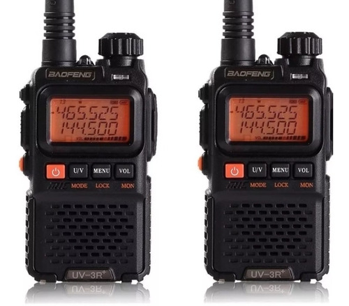 2 Radios Portatil Baofeng Uv3r Uhf/ Vhf Nuevos En Caja 