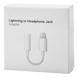 Adaptador Para iPhone Lightning A Jack Auricular 3.5mm