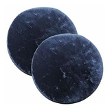 Alovetree 2pcs Plush Round Bar Stool Cover Soft Warm Round S