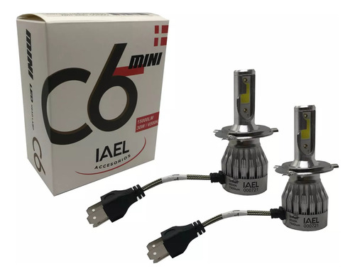 Cree Led Mini C6 X2 Lamparas H7 6500k 7500lm 30w Iael