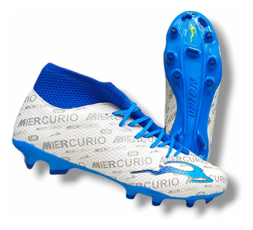 Tenis Futbol Tacos Tachones Union Blanco Rey 3060