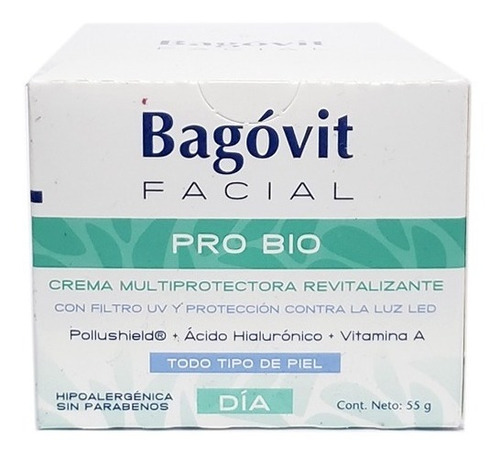 Bagovit Facial Pro Bio Crema Nutritiva De  Día X 55gr