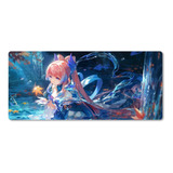 Mousepad Xxl 80x30cm Cod.643 Anime Sangonomiya Genshin Impac