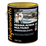 Resina Base D'agua Brilhante Hydronorth Incolor 3,6l Cor Água